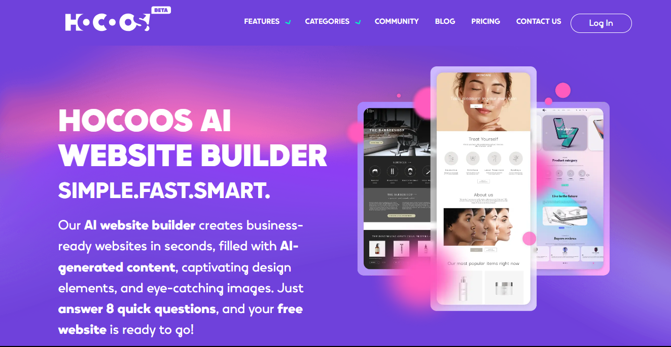 Hocoos AI Website Builder