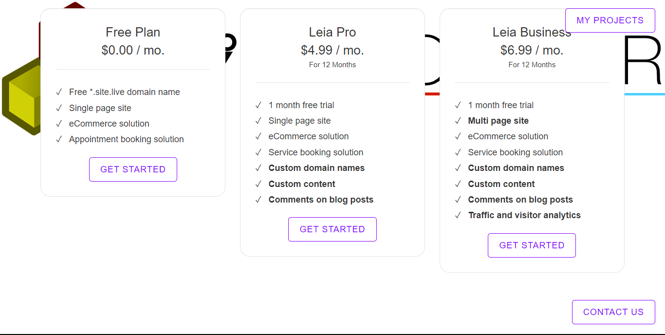 leia pricing